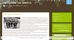 Desktop Screenshot of meetthebarista.wordpress.com