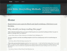 Tablet Screenshot of biblestorytelling.wordpress.com