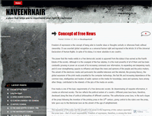 Tablet Screenshot of naveenrnair.wordpress.com