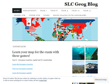 Tablet Screenshot of geographyslc.wordpress.com
