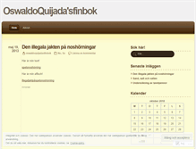 Tablet Screenshot of oswaldoquijadasfinbok.wordpress.com