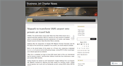 Desktop Screenshot of bizjet.wordpress.com