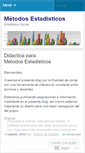 Mobile Screenshot of metodosestadisticos.wordpress.com