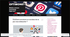 Desktop Screenshot of optimonet.wordpress.com