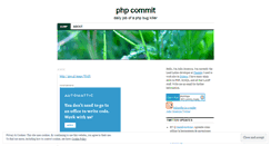 Desktop Screenshot of phpcommit.wordpress.com