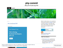 Tablet Screenshot of phpcommit.wordpress.com