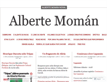 Tablet Screenshot of moman.wordpress.com