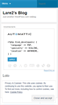 Mobile Screenshot of lare2.wordpress.com