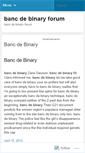 Mobile Screenshot of cosprings.bancdebinaryforum.wordpress.com
