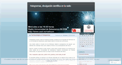 Desktop Screenshot of hologramascyt.wordpress.com