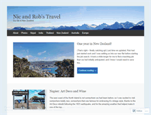 Tablet Screenshot of nicandrob.wordpress.com