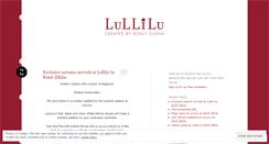 Desktop Screenshot of lullilu.wordpress.com