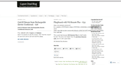 Desktop Screenshot of cupondeal.wordpress.com