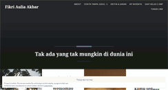 Desktop Screenshot of fikri0505.wordpress.com