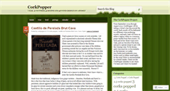 Desktop Screenshot of corkpopper.wordpress.com