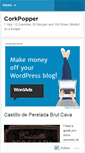 Mobile Screenshot of corkpopper.wordpress.com