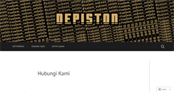 Desktop Screenshot of depiston.wordpress.com