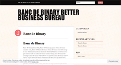 Desktop Screenshot of partner.sec.bancdebinarybetterbusinessbureau.wordpress.com