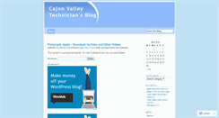 Desktop Screenshot of cajonvalley.wordpress.com
