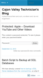 Mobile Screenshot of cajonvalley.wordpress.com