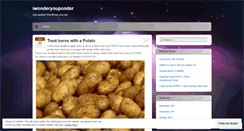 Desktop Screenshot of iwonderyouponder.wordpress.com