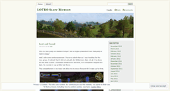 Desktop Screenshot of lotroslowmotion.wordpress.com