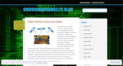 Desktop Screenshot of giorgiomarinangeli.wordpress.com