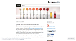 Desktop Screenshot of brewnette.wordpress.com