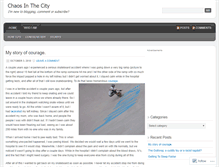 Tablet Screenshot of chaosinthecity.wordpress.com