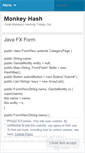 Mobile Screenshot of monkeyhash.wordpress.com