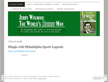 Tablet Screenshot of jerrywolman.wordpress.com