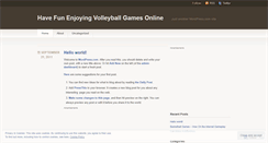 Desktop Screenshot of onlinebasketballgames10.wordpress.com