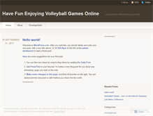 Tablet Screenshot of onlinebasketballgames10.wordpress.com