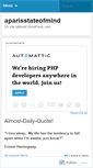 Mobile Screenshot of aparisstateofmind.wordpress.com