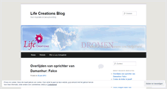 Desktop Screenshot of lifecreationsblog.wordpress.com