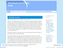 Tablet Screenshot of nhadatphumyhung.wordpress.com