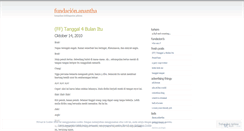 Desktop Screenshot of fundacion.wordpress.com