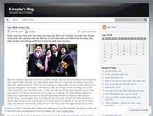 Tablet Screenshot of kivaplus.wordpress.com