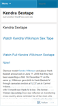 Mobile Screenshot of kendratape.wordpress.com
