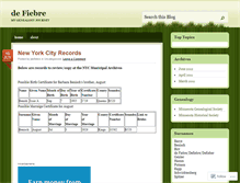 Tablet Screenshot of defiebre.wordpress.com