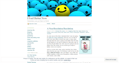 Desktop Screenshot of ifeelbetternow.wordpress.com