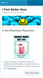 Mobile Screenshot of ifeelbetternow.wordpress.com