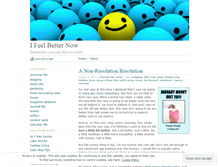 Tablet Screenshot of ifeelbetternow.wordpress.com