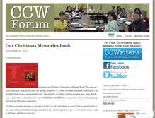 Tablet Screenshot of ccwriters.wordpress.com