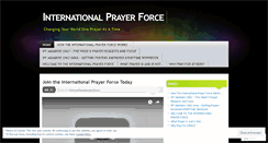 Desktop Screenshot of internationalprayerforce.wordpress.com