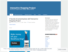 Tablet Screenshot of interactiveshopping.wordpress.com