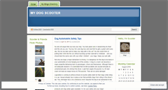 Desktop Screenshot of mydogscooter.wordpress.com