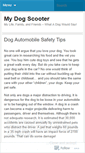 Mobile Screenshot of mydogscooter.wordpress.com