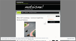 Desktop Screenshot of motoisme.wordpress.com