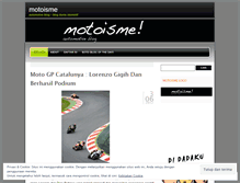 Tablet Screenshot of motoisme.wordpress.com